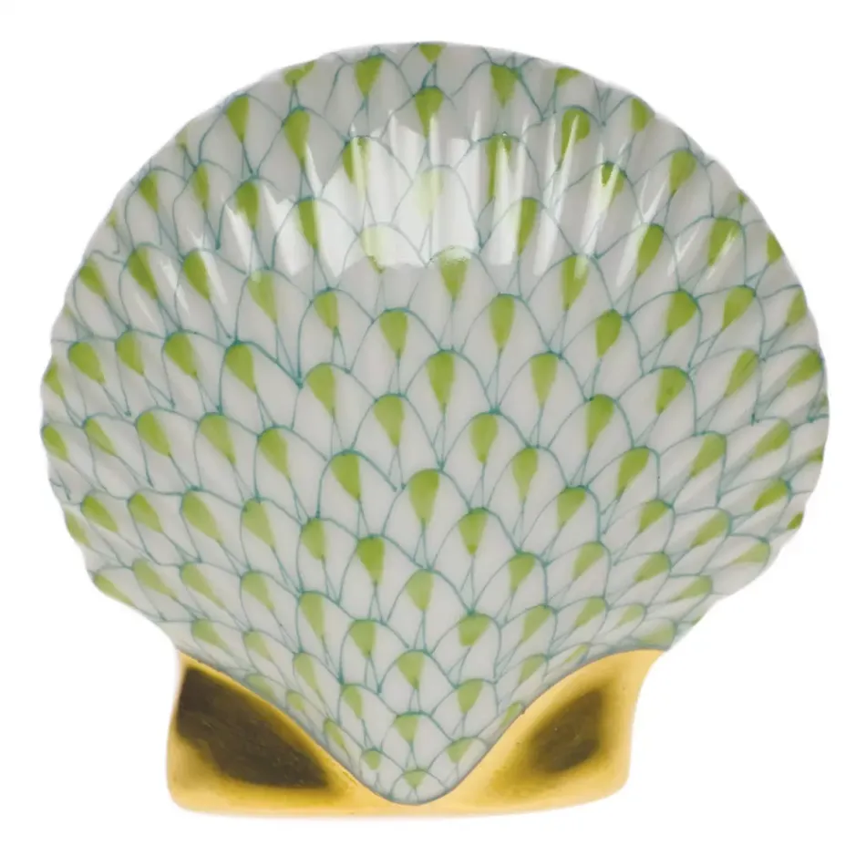 Miniature Scallop Key Lime 2.25 in L X 2.25 in W