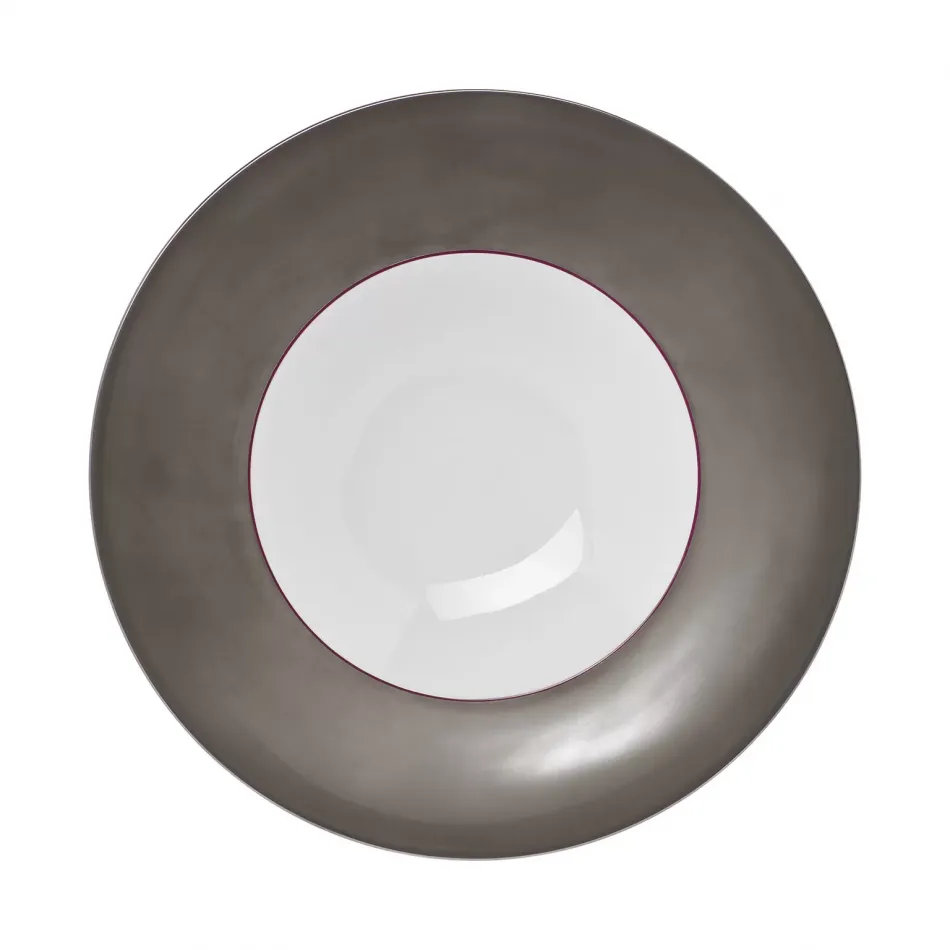 Polite Platinum Pasta Plate Round 11.8" H 2.2" 12.8 oz (Special Order)