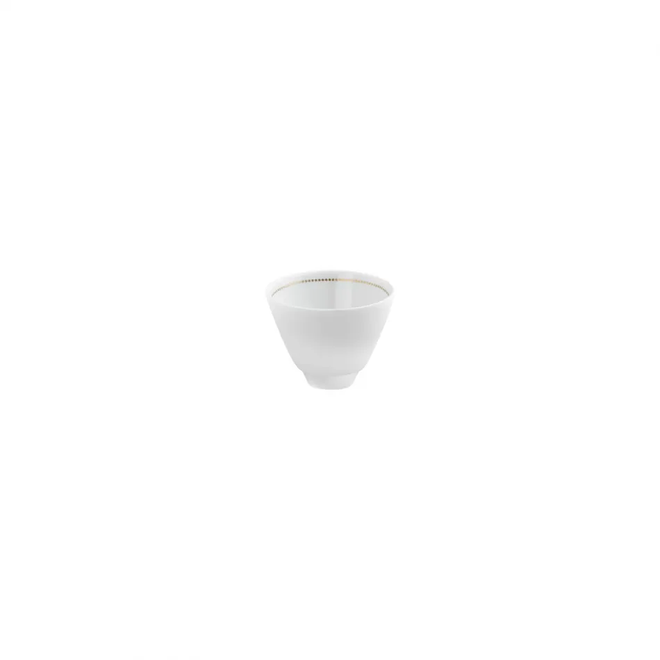 Alif Gold Espresso Bowl Round 3" H 2.4" 2.4 oz (Special Order)