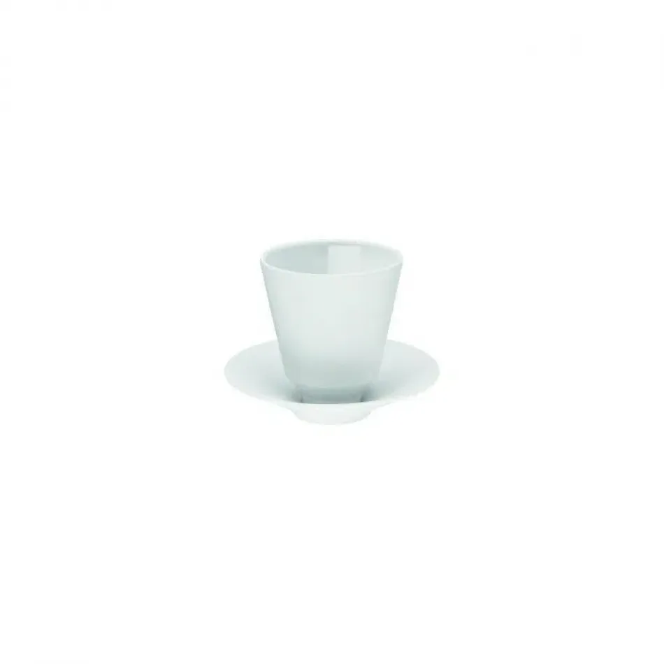 Velvet Beaker With Saucer Diam 3.3" High 3.7" 6.1Oz Diam 5.1" High 1.2"