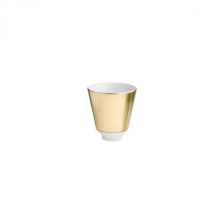 Polite Gold Beaker Round 3.3" H 3.7" 6.1 oz (Special Order)