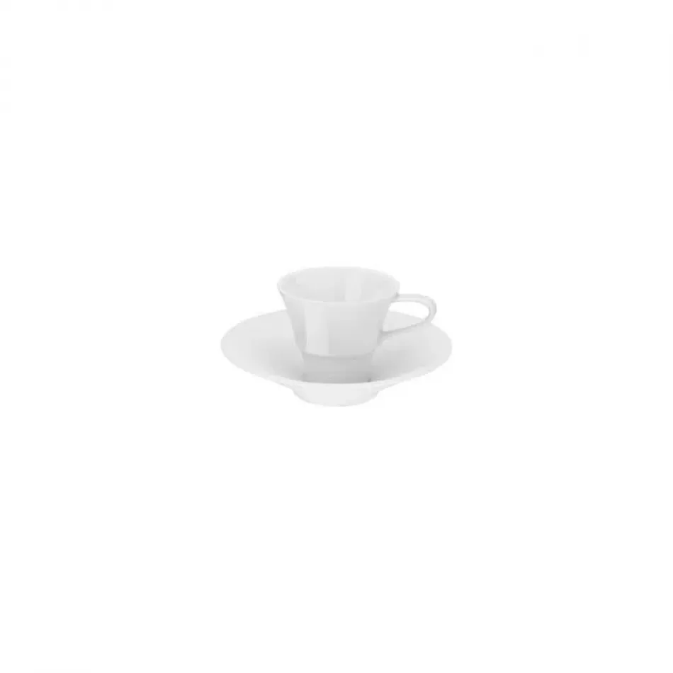 Velvet Espresso Cup & Saucer Diam 2.8" High 2.3" 1.7Oz Diam 5.1" High 1.2"