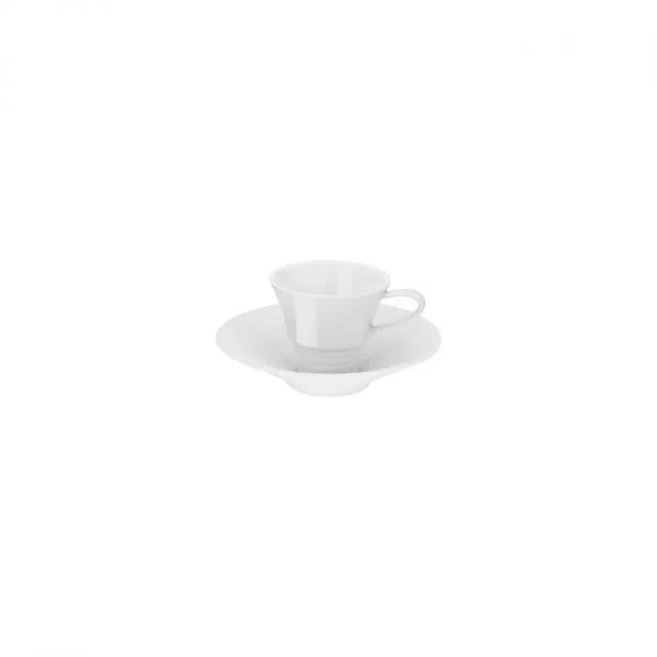 Pulse Dinneware Espresso Cup & Saucer Diam 2.8" High 2.3" 1.7Oz Diam 5.1" High 1.2"