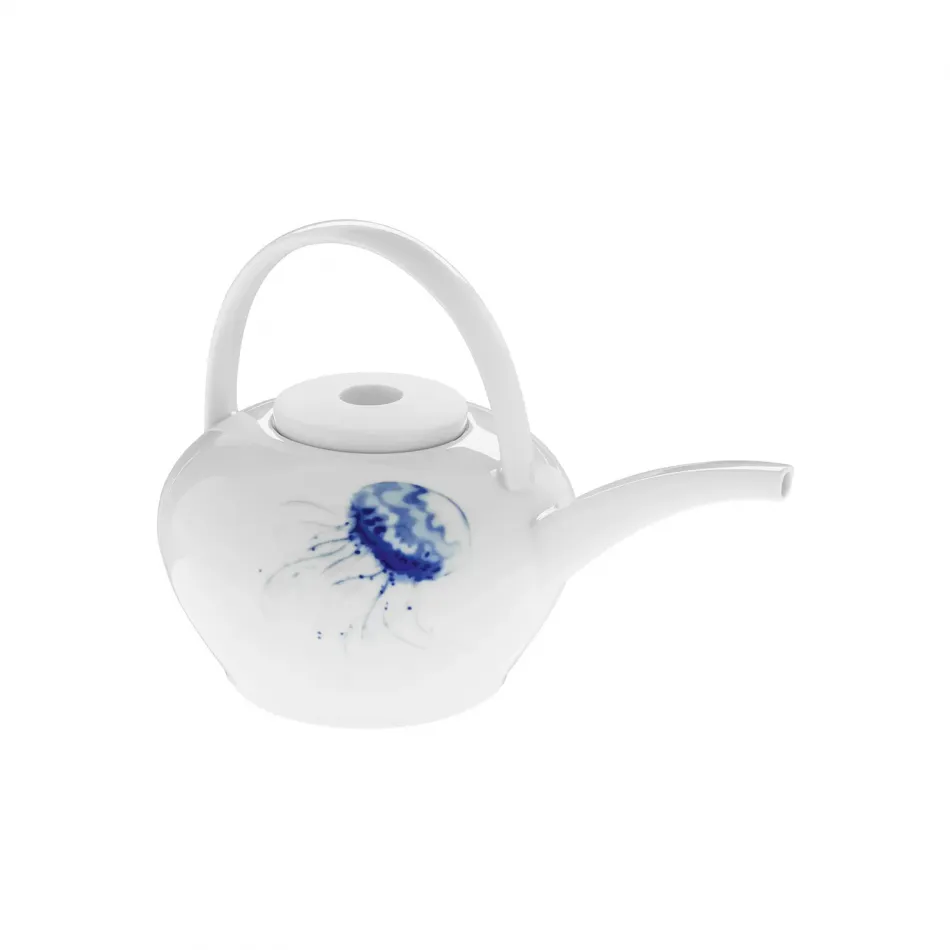 Ocean Top-Handle Teapot, Large Round 6.7" H 7.6" 54.1 oz (Special Order)