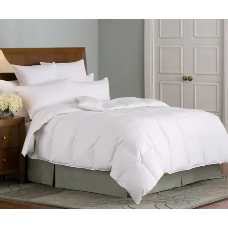 Organa 650+ Fill Hungarian White Goose Down Organic Tencel/Lyocell Oversized Queen Winter Comforter 90 x 94 49 oz