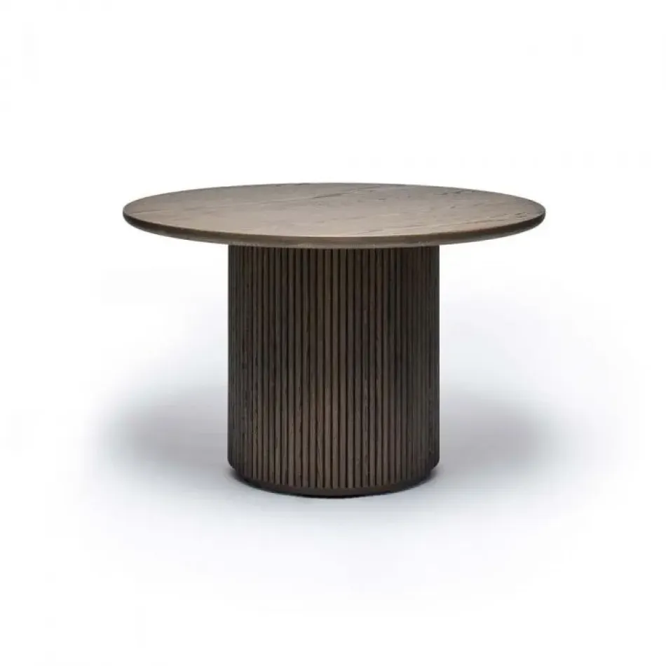 Laurel Round Dining Table - Mocha