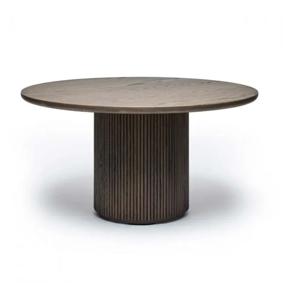 Laurel Round Dining Table Large - Mocha