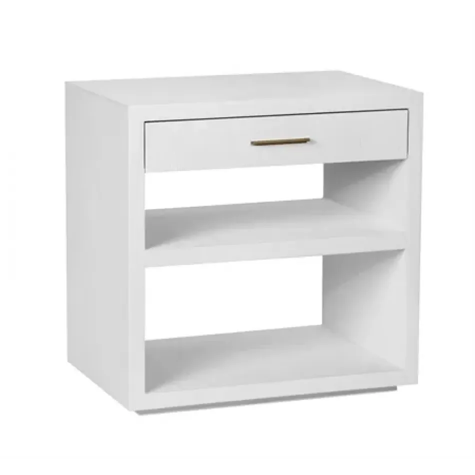 Livia Bedside Chest, White