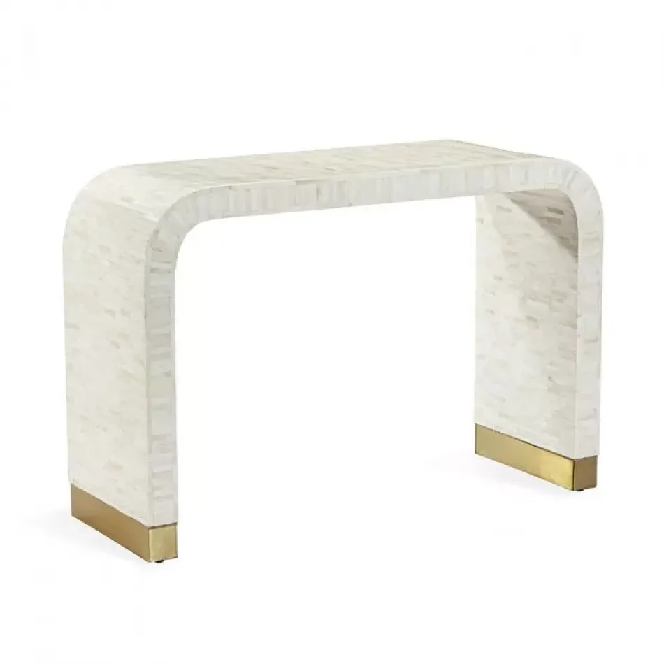 Beacon Console Table, Cream