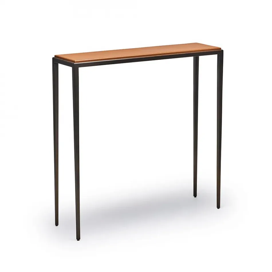 Auburn Small Console, Caramel