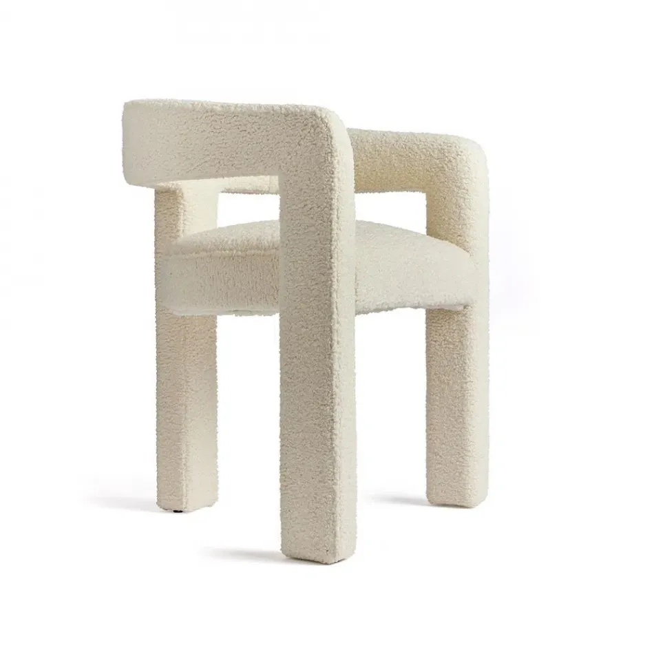 Avery Dining Chair, Down Shearling