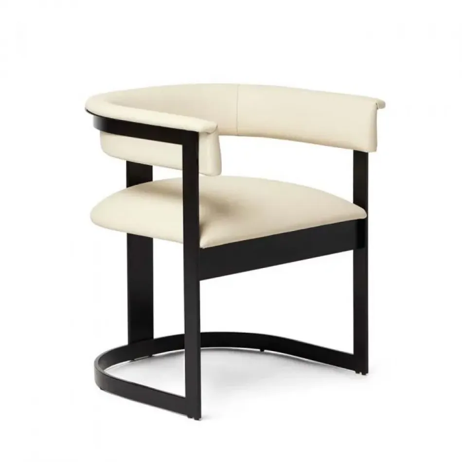 Darcy II Dining Chair - Black/ Cream