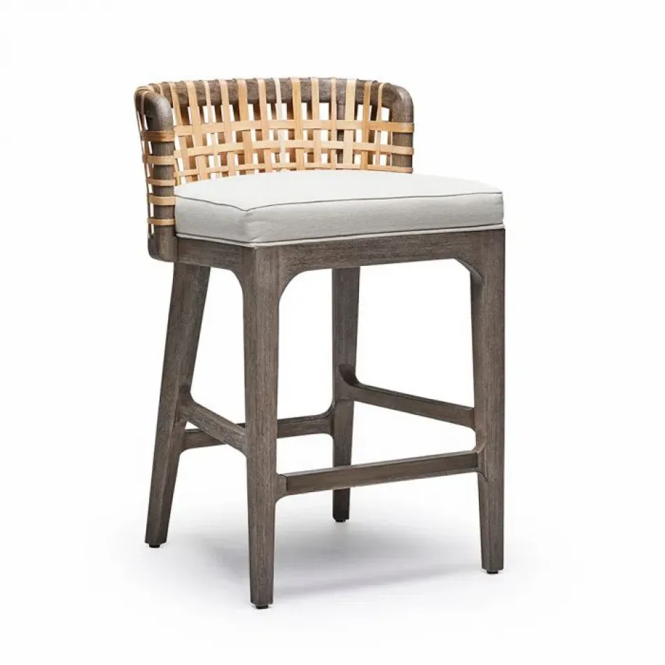 Palms Counter Stool, Grey Ceruse