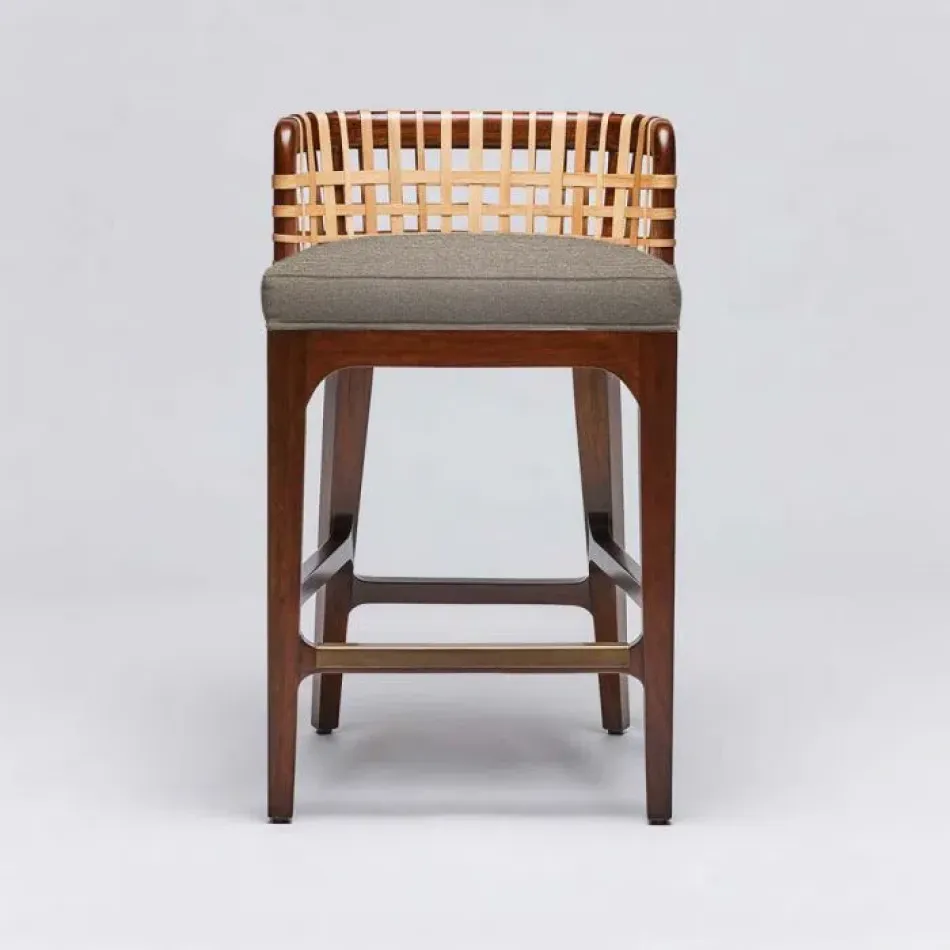Palms Counter Stool Chestnut/Pebble