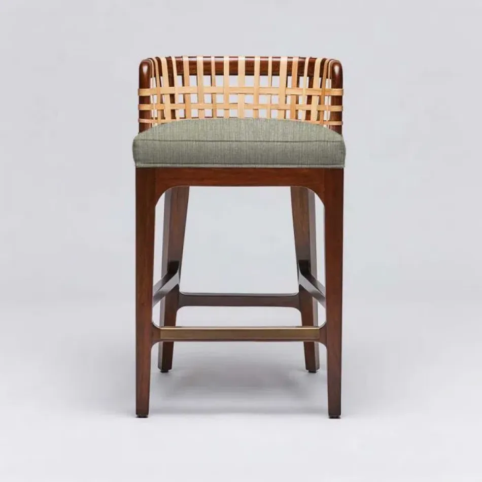 Palms Counter Stool Chestnut/Fern