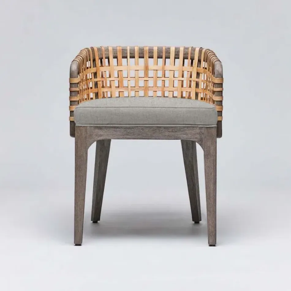 Palms Arm Chair Grey Ceruse/Fog