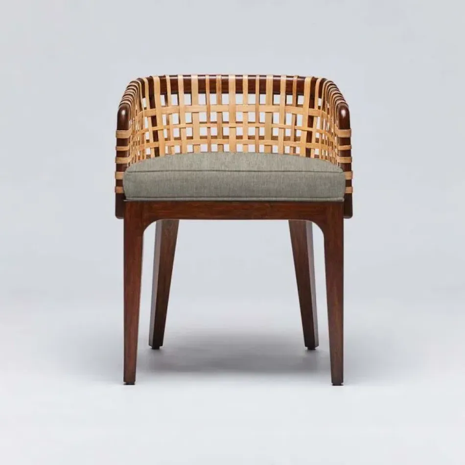 Palms Arm Chair Chestnut/Fawn