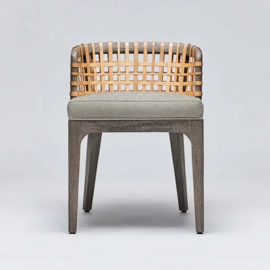 Palms Side Chair Grey Ceruse/Hemp