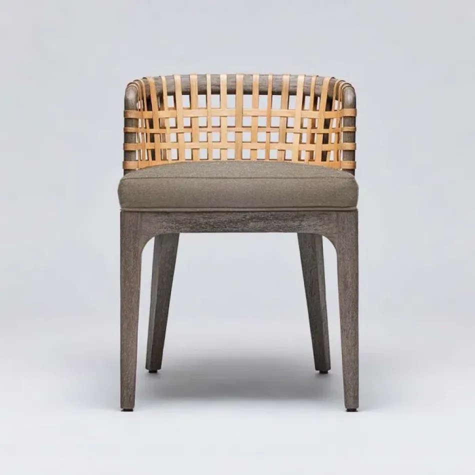 Palms Side Chair Grey Ceruse/Pebble