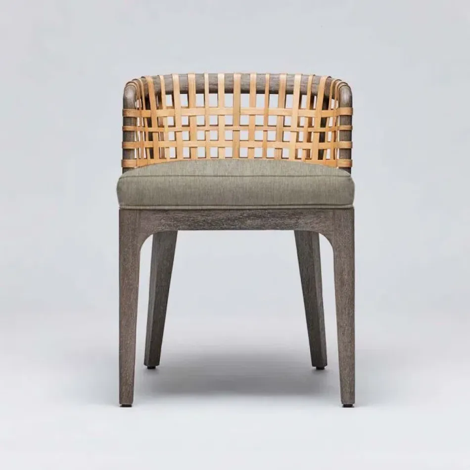 Palms Side Chair Grey Ceruse/Fawn