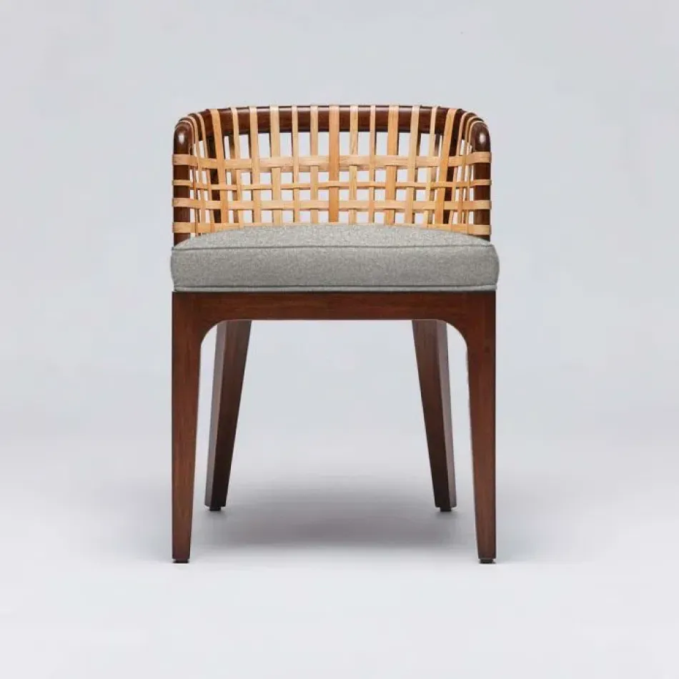 Palms Side Chair Chestnut/Hemp