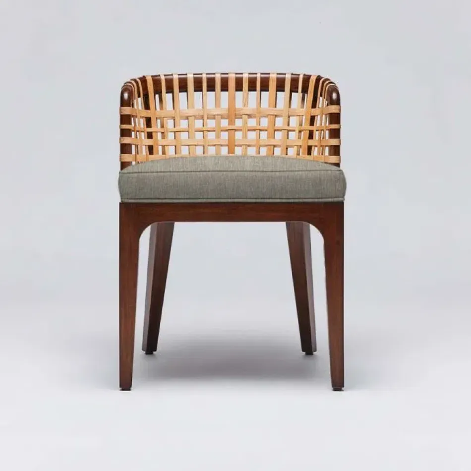 Palms Side Chair Chestnut/Fawn