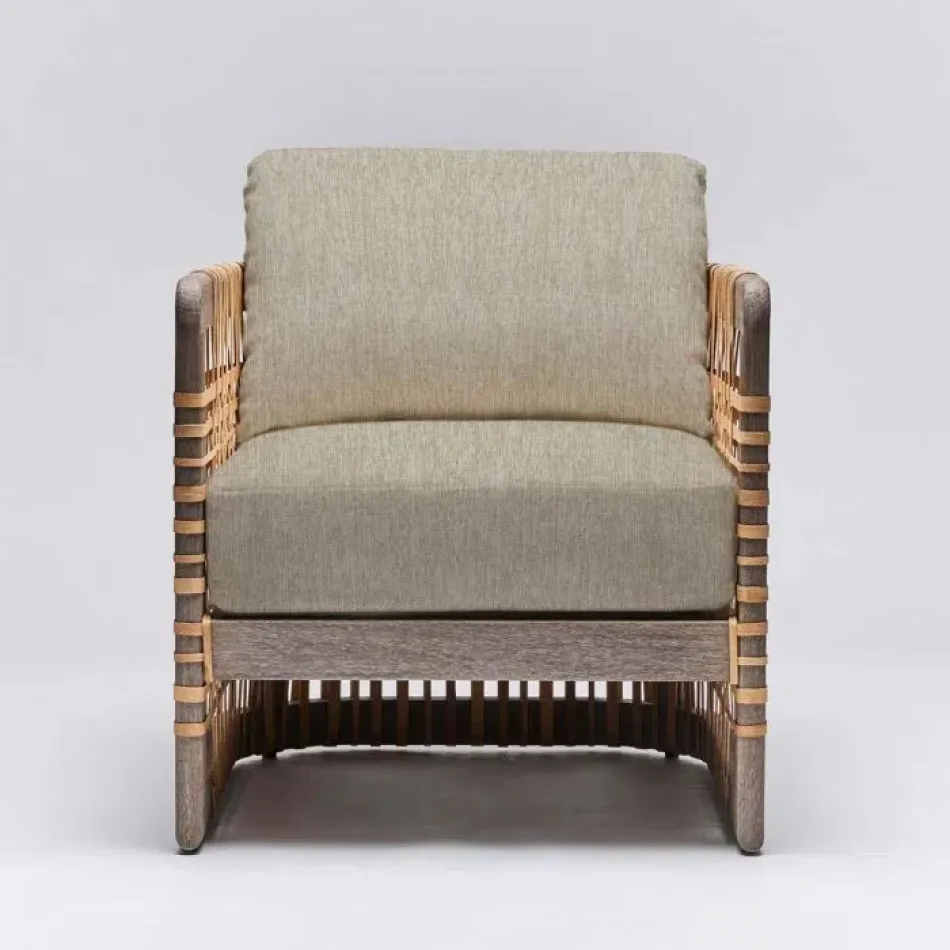 Palms Lounge Chair Grey Ceruse/Fawn