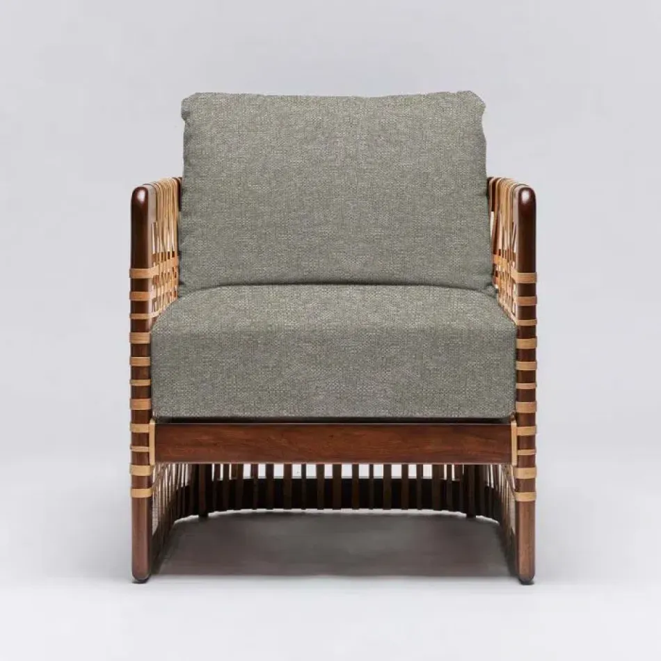 Palms Lounge Chair Chestnut/Moss