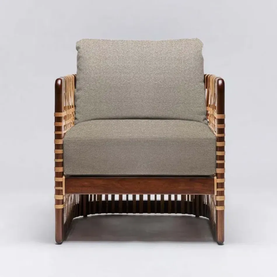 Palms Lounge Chair Chestnut/Pebble