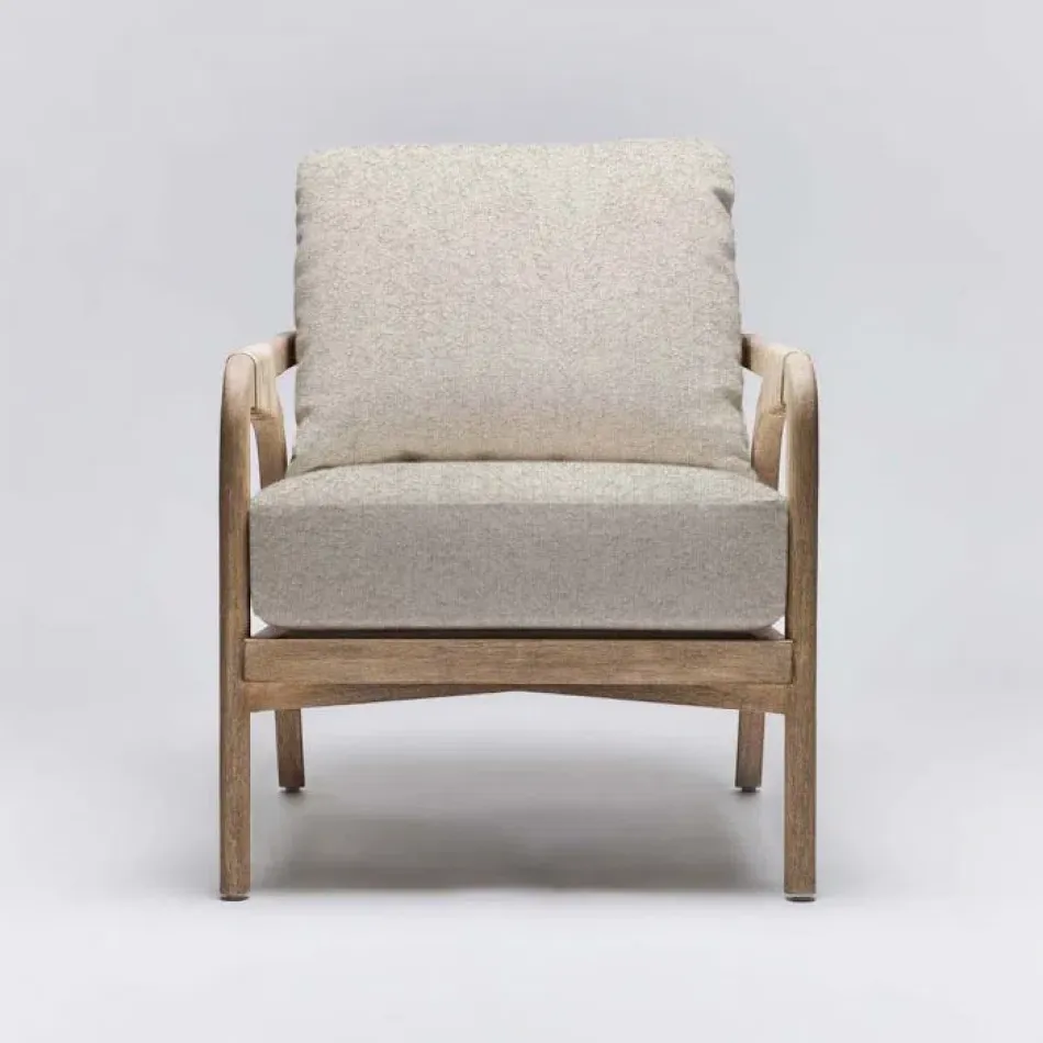 Delray Lounge Chair White Ceruse/Tint