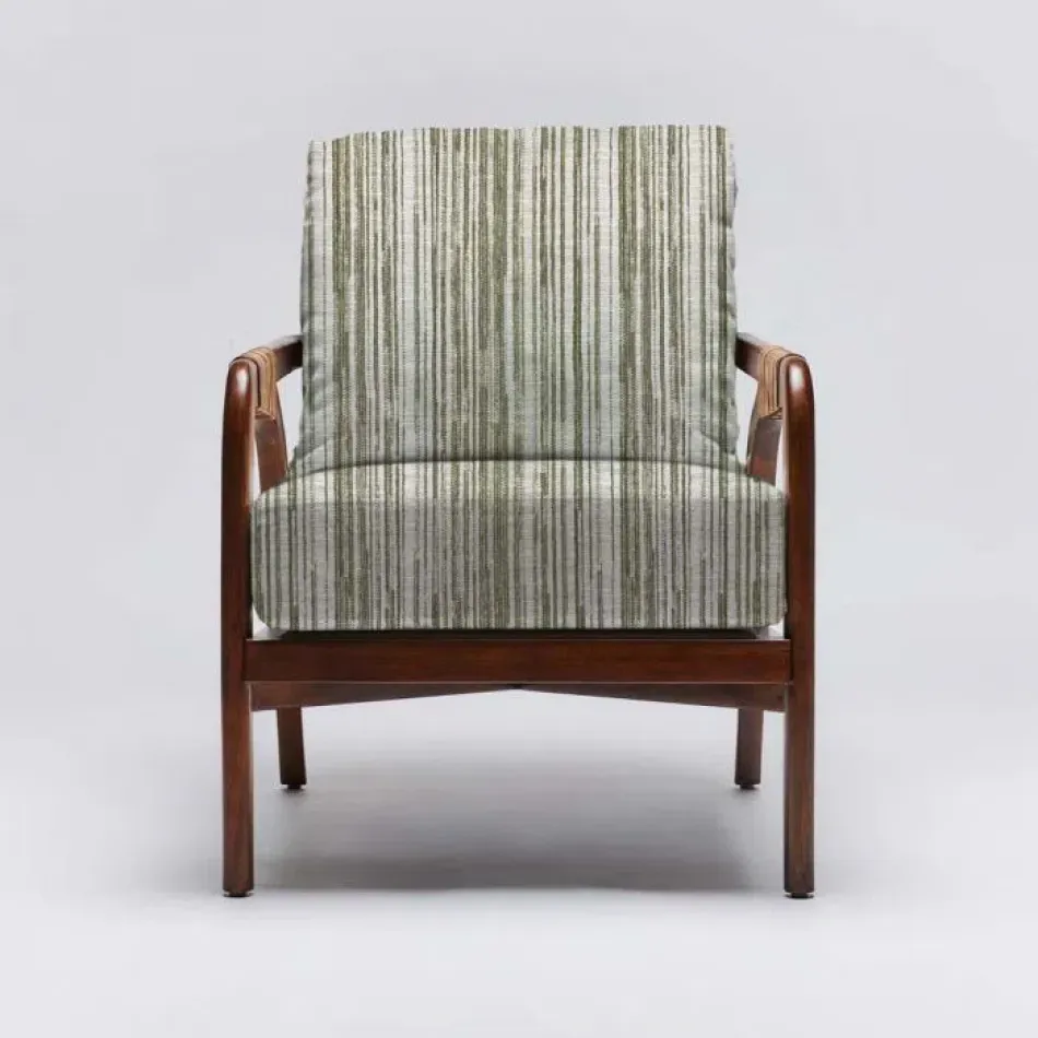 Delray Lounge Chair Chestnut/Sage