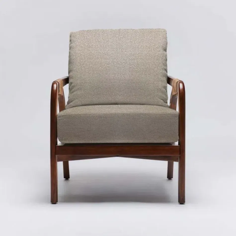 Delray Lounge Chair Chestnut/Pebble