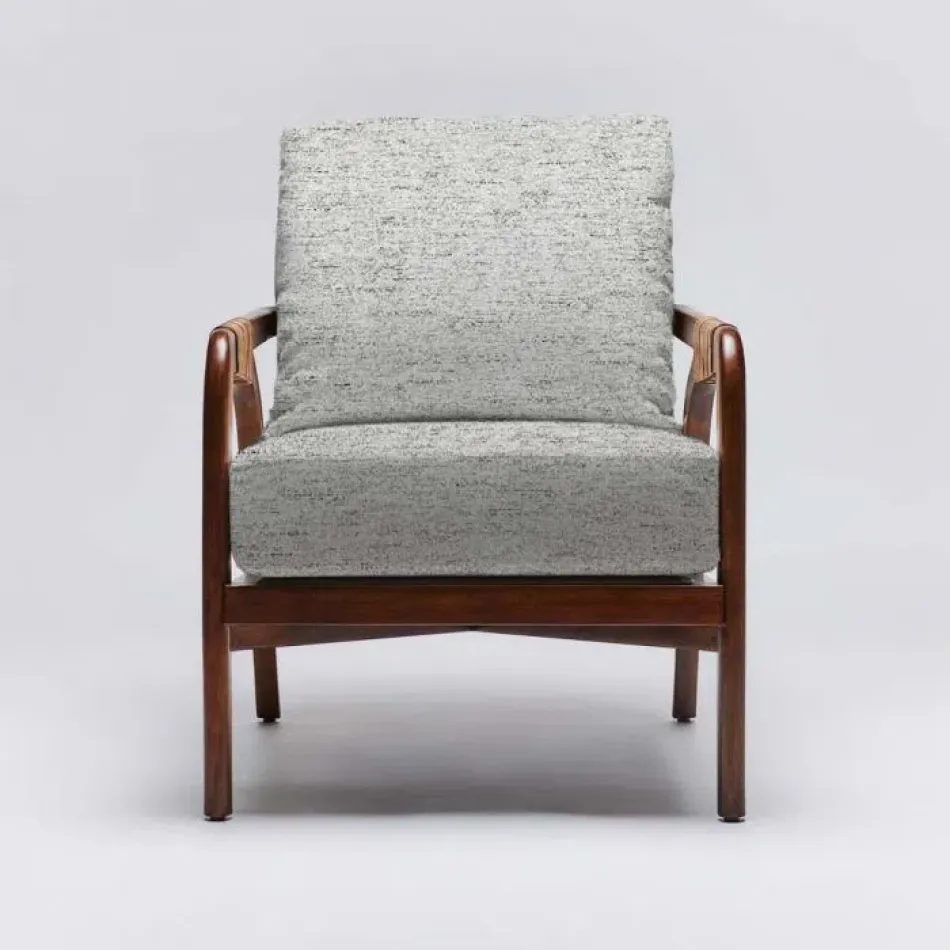 Delray Lounge Chair Chestnut/Jade