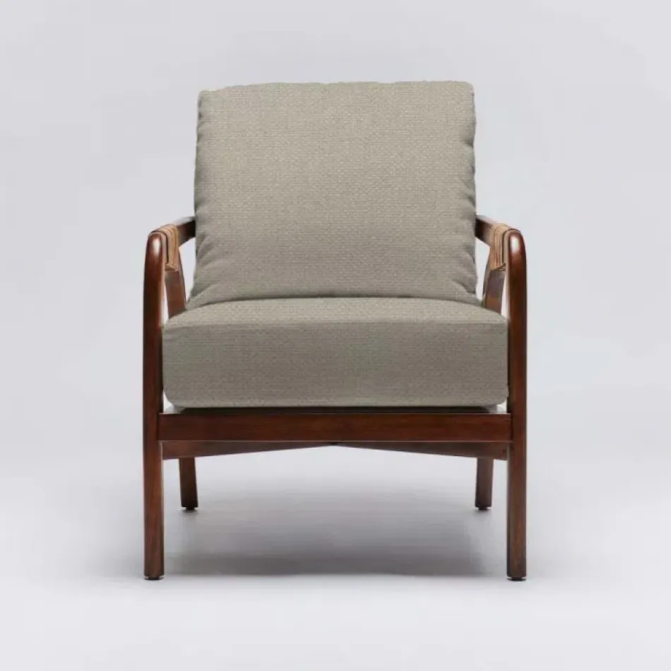 Delray Lounge Chair Chestnut/Sisal