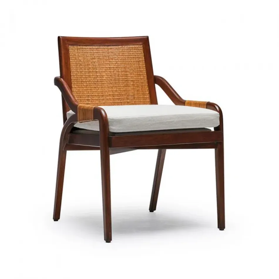 Delray Side Chair, Chestnut