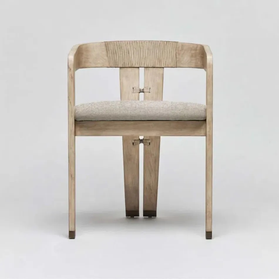 Maryl III Dining Chair Washed White/Fog