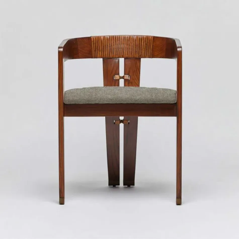 Maryl III Dining Chair Chestnut/Moss