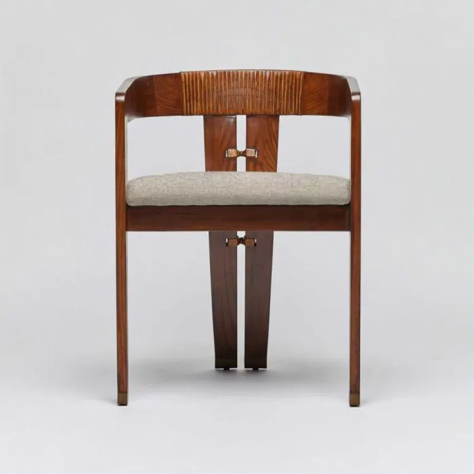 Maryl III Dining Chair Chestnut/Fog