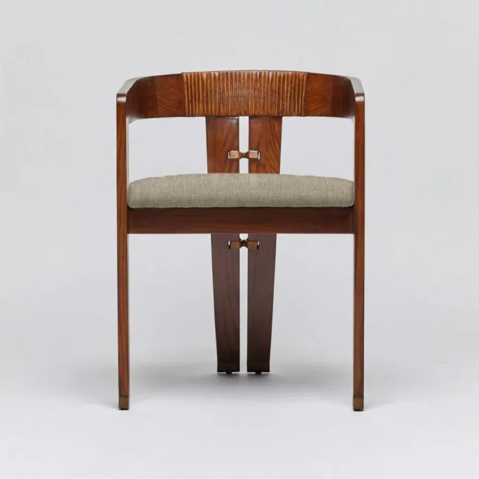 Maryl III Dining Chair Chestnut/Fawn