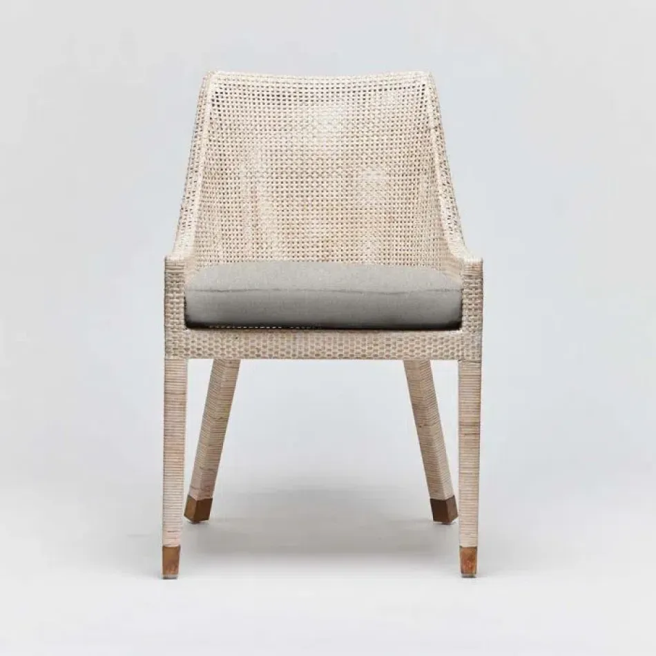 Boca Dining Chair White Wash/Hemp