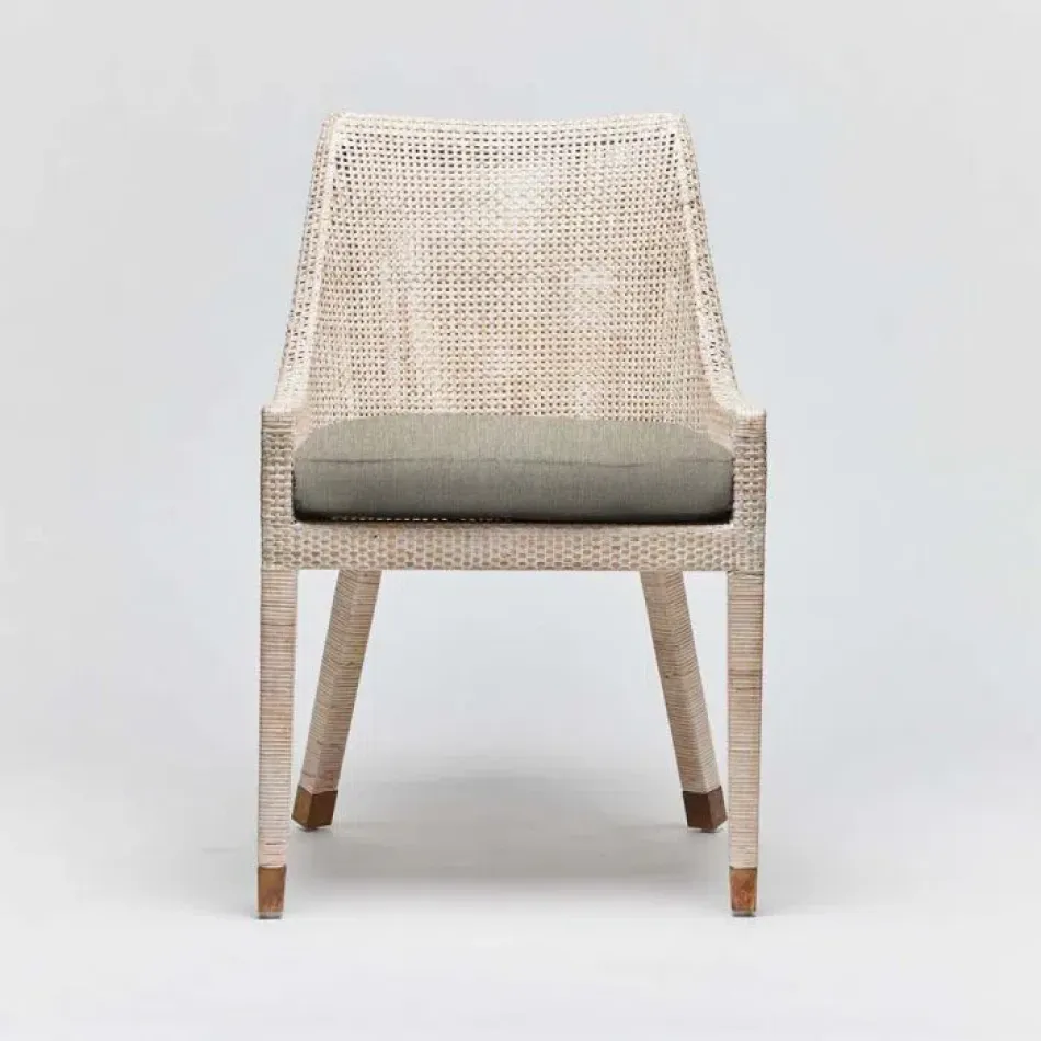 Boca Dining Chair White Wash/Fawn