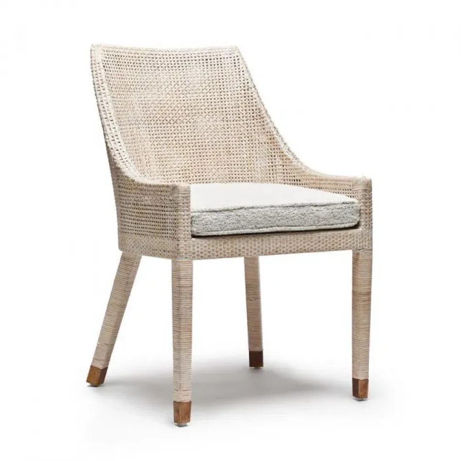 Boca Dining Chair, White Wash