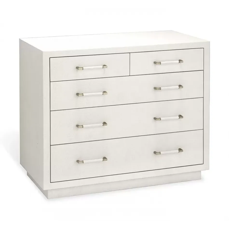 Taylor 5 Drawer Chest White