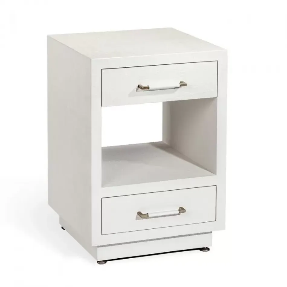 Taylor Small Bedside Chest, White