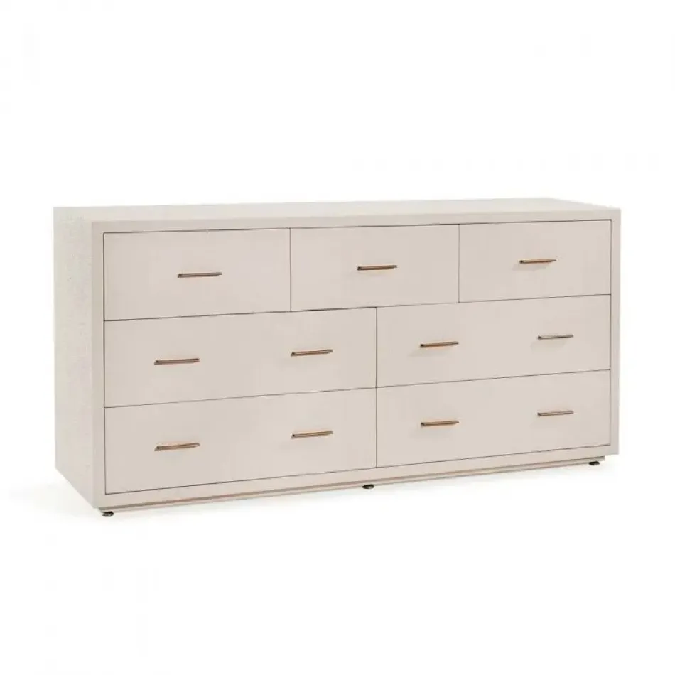 Livia 7 Drawer Chest - Sand
