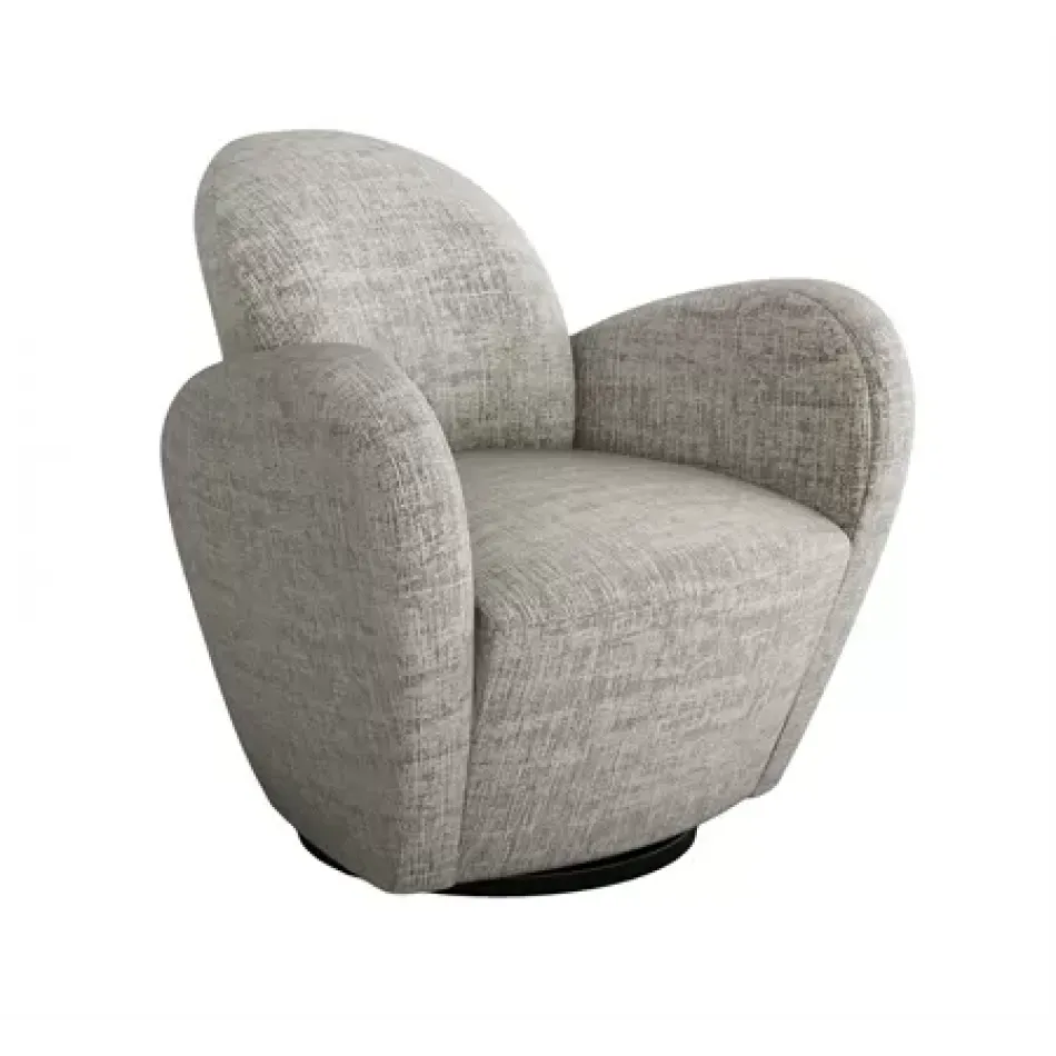 Miami Swivel Chair, Feather