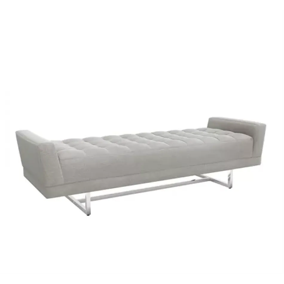 Luca King Bench, Grey
