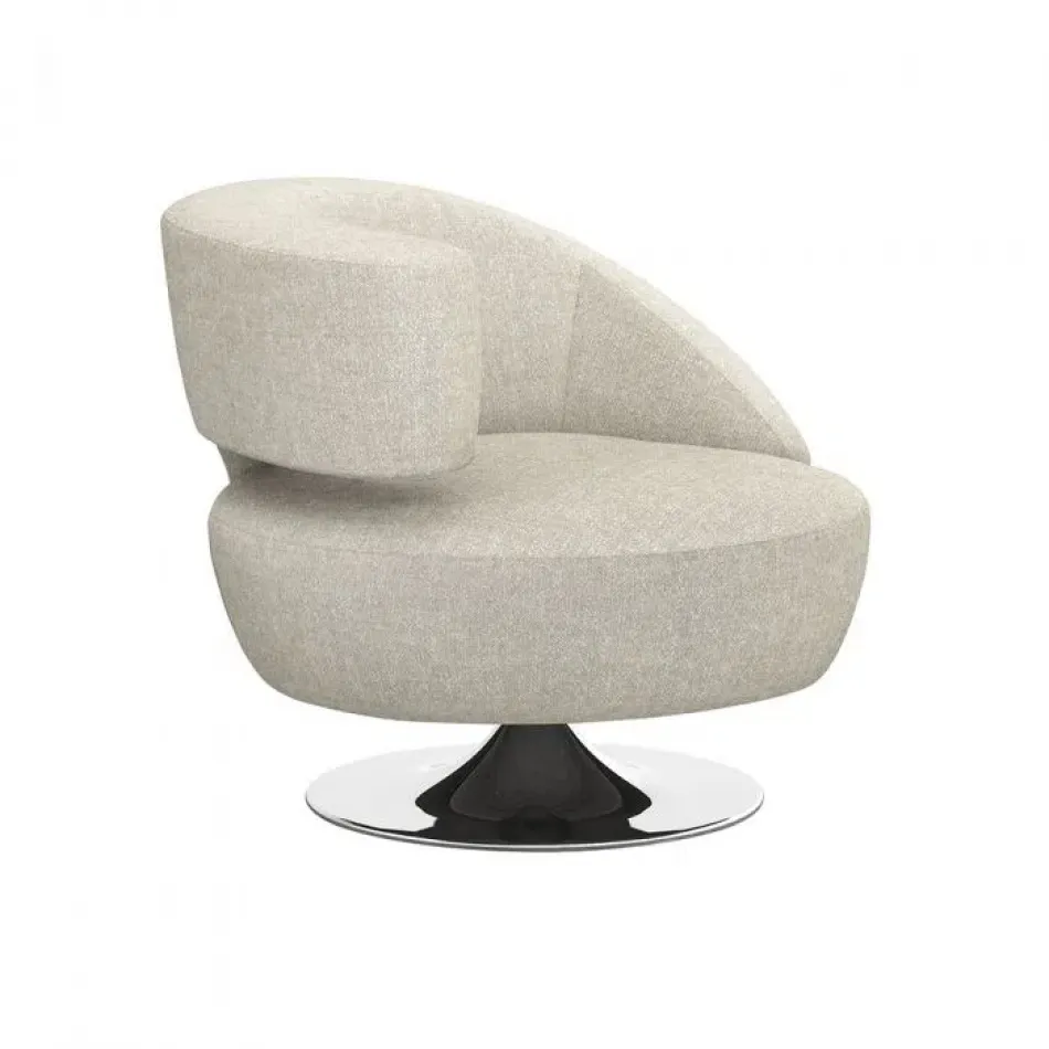 Isabella Left Swivel Chair, Wheat