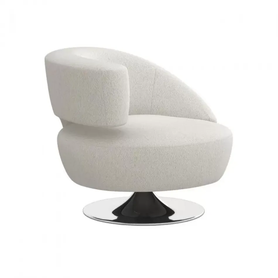 Isabella Left Swivel Chair, Cameo