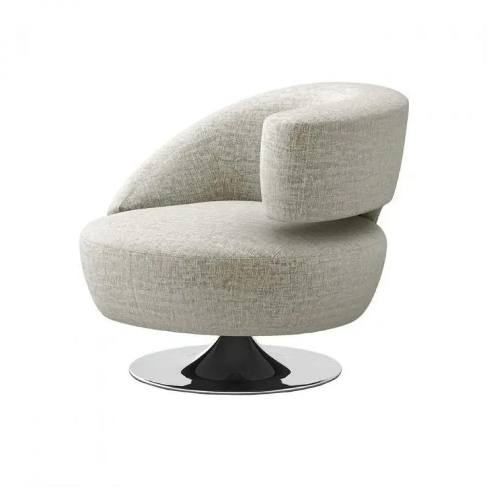 Isabella Right Swivel Chair, Storm
